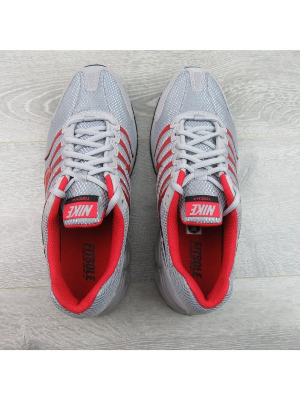 Nike Air Max Torch 4 Men's Size 11 Athletic Shoes Grey Red Black NEW - Picture 9 of 13